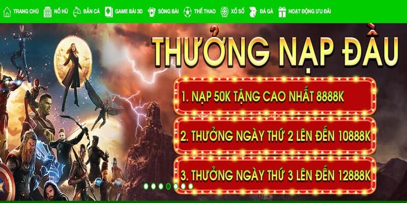 Nhận về ưu đãi lớn sau khi hoàn thành thao tác nạp tiền