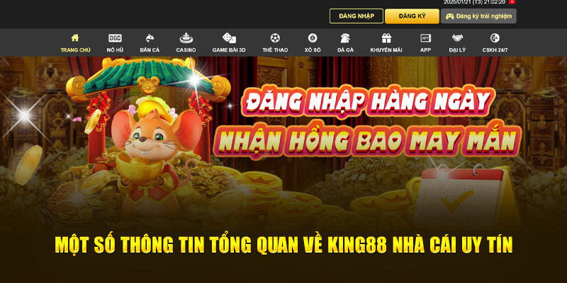 Một số thông tin tổng quan về King88 nhà cái uy tín